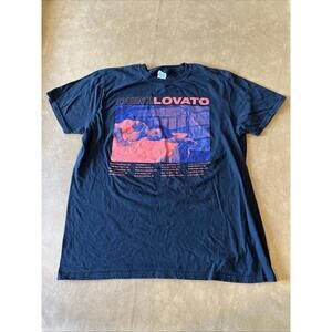 Demi Lovato 2018 US Tour Concert T-Shirt (Adult Large) Black